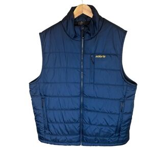 Solaris Quilted Insulated Vest Mens XL Blue Water Wind Resistant Outdoor